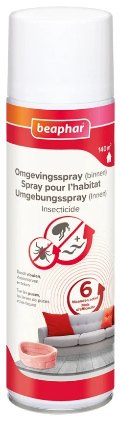 Beaphar Omgevingsspray Anti-Vlooi 500 Ml.
