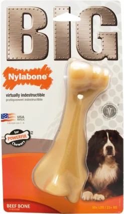 Nylabone Nylabone Big Chew Beef Bone 1 St. Boven 20kg -Huisdierproducten image 117