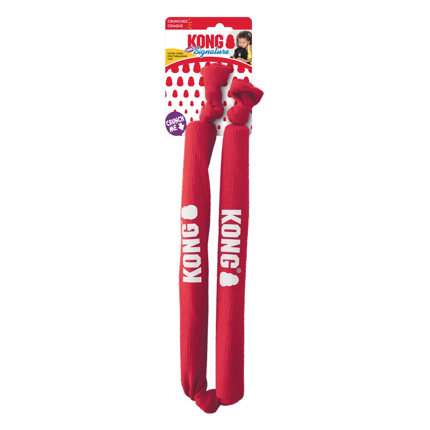 KONG Hond Kong Signature Crunch Rope Double Medium 1 KONG Hond Kong Signature Crunch Rope Double Medium