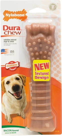 Nylabone Nylabone Bone Souper Bacon 1 St. Tot 30 Kg -Huisdierproducten image 1339