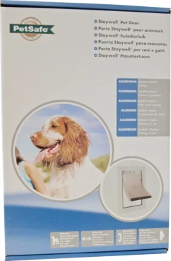 PetSafe PetSafe Aluminium Hondendeur Nr. 620/M, Wit/transparant.