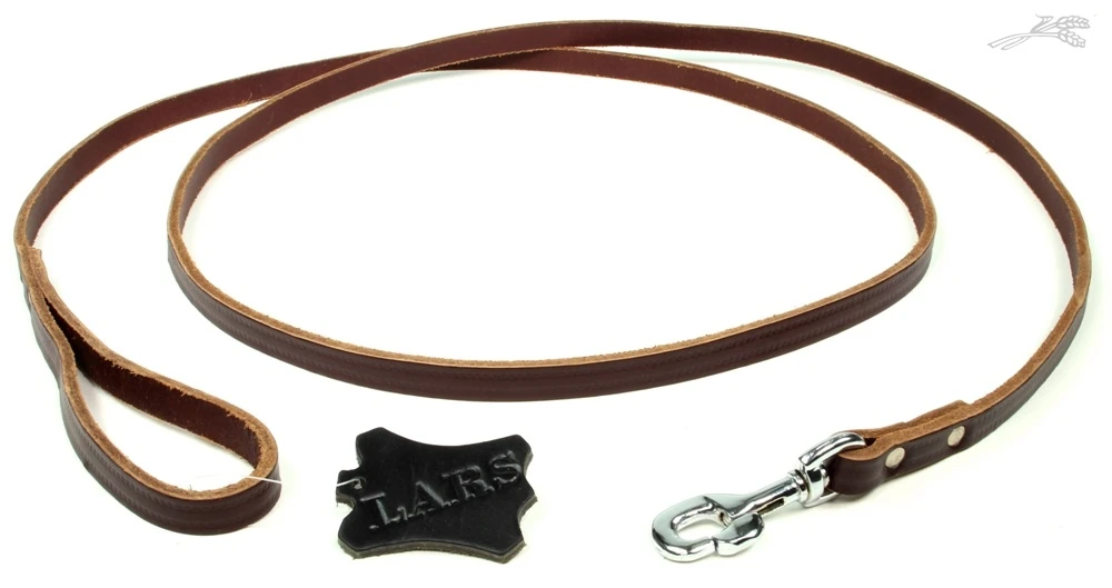 Lars Lijn Softleer Kastanjebruin 1 St. 12mm - 200cm 3 Lars Lijn Softleer Kastanjebruin 1 St. 12mm - 200cm - Afbeelding 3