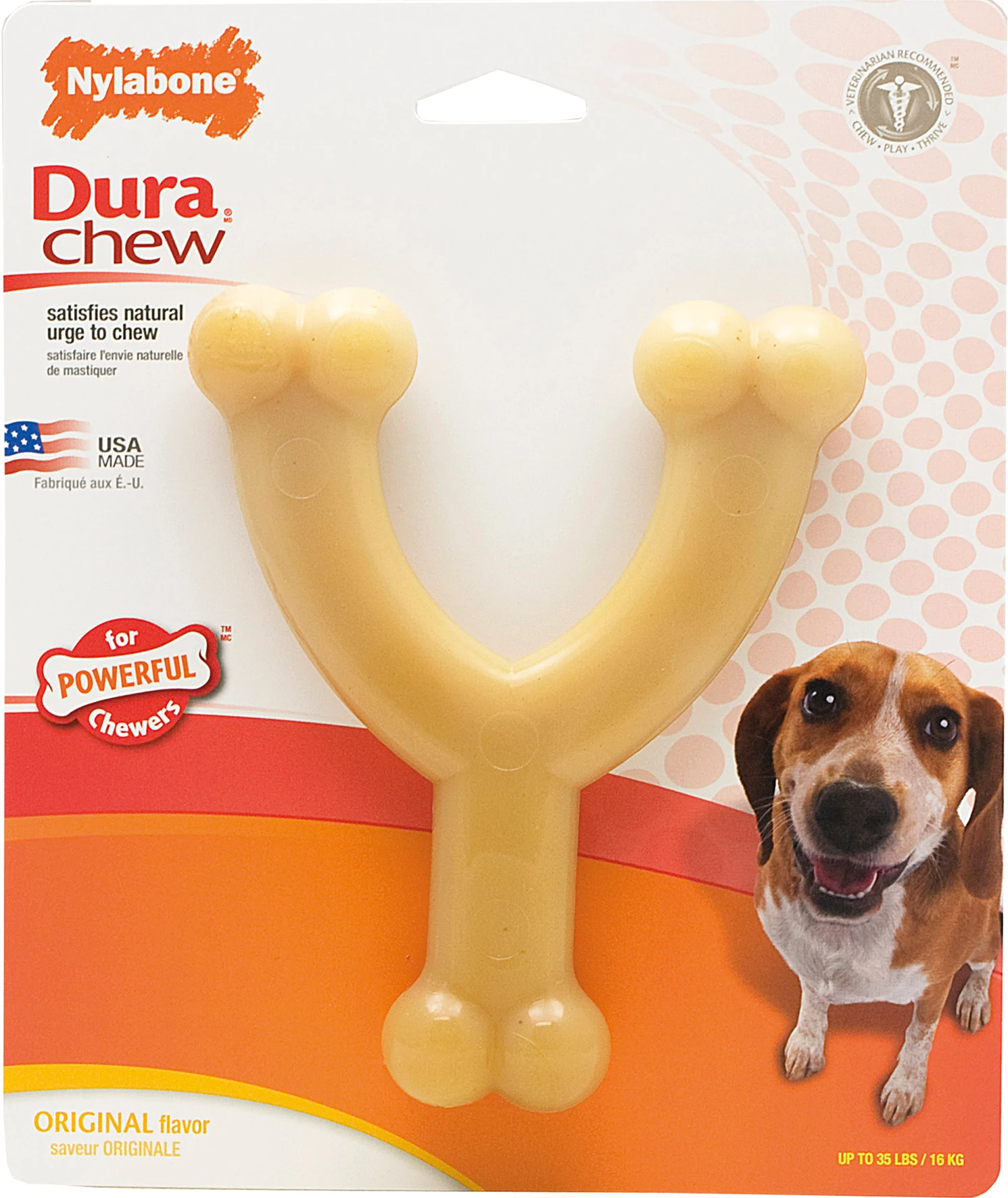 Nylabone Nylabone Wishbone M 1 St. Tot 20 Kg 3 Nylabone Nylabone Wishbone M 1 St. Tot 20 Kg - Afbeelding 3