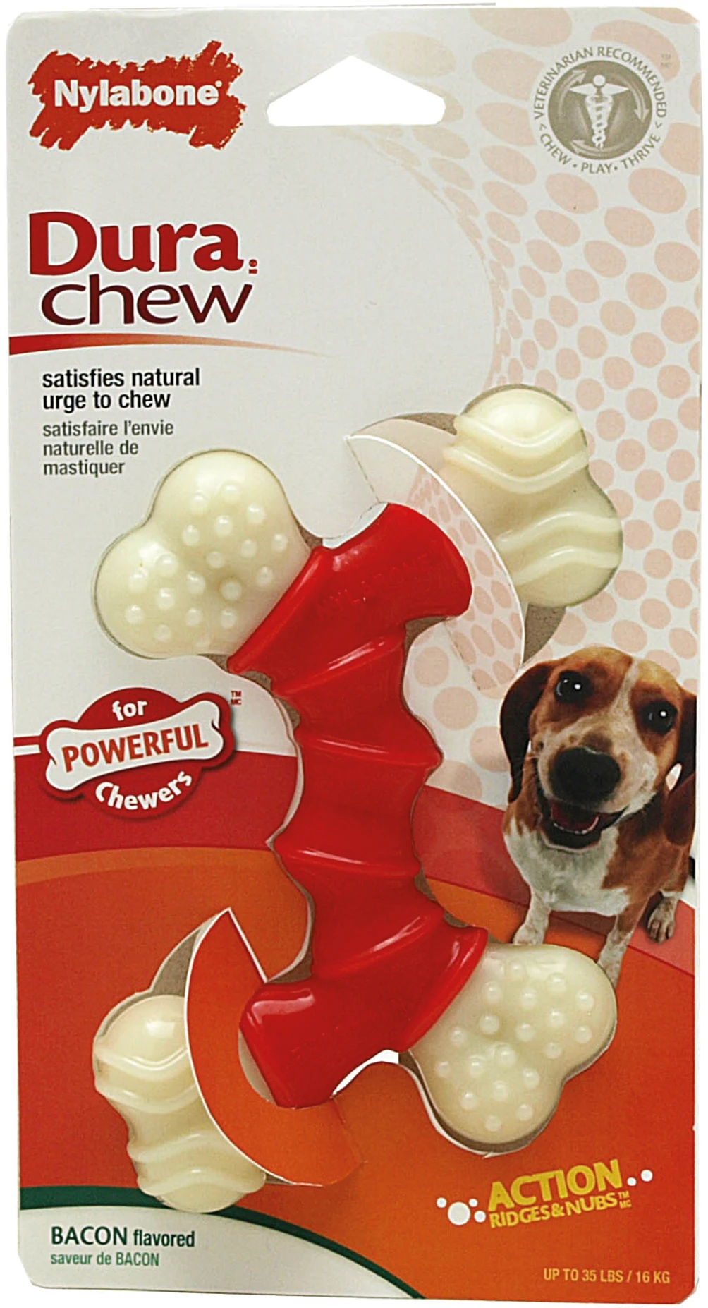 Nylabone Nylabone D.C. Double Bend Wolf 1 St. Tot 15kg 2 Nylabone Nylabone D.C. Double Bend Wolf 1 St. Tot 15kg - Afbeelding 2