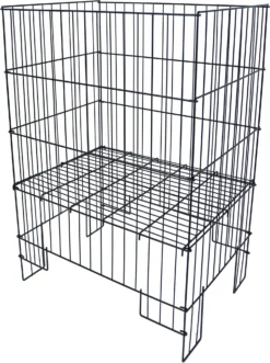 Boon Draadmand Mat Zwart, 50x40x80 Cm Hoog.