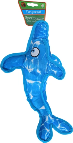 Boon Hondenspeelgoed Drijvend Vis Blauw, 35 Cm.