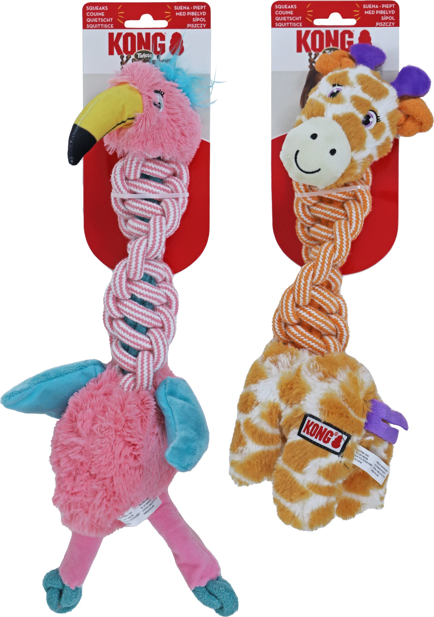 KONG Hond Kong Hond Knots Twists Assorti, Medium/large. 1 KONG Hond Kong Hond Knots Twists Assorti, Medium/large.