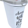 Moderna Moderna Plastic Voorraadbox Trendy Story 10 Liter 'Pet Wisdom'.