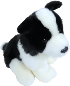 Boony "Natural Decoration" Boony Natural Decoration Border Collie Pluche Zittend, 20 Cm.