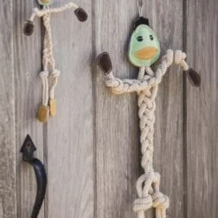 Huggle Hounds HH Naturals Duck Rope Knottie 1 St. Ø 16 Mm Touw, 25 Inch
