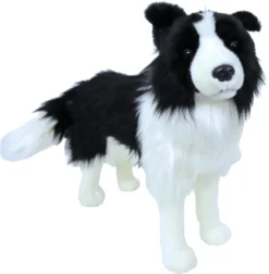 Boony "Natural Decoration" Boony Natural Decoration Border Collie Pluche Staand, 53 Cm.