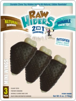RawHiders Rawhiders Hondenspeelgoed Pak à 3 Mini Wings. -Huisdierproducten image 1579