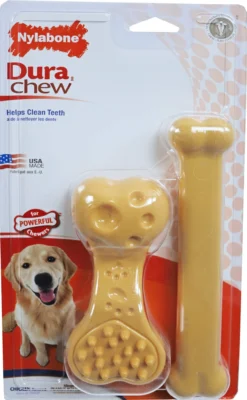 Nylabone Nylabone Dura Chew Wave Bot Kip En Giant Bot Peanutbutter.