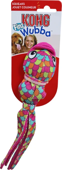 Kong Kong Hond Wubba Finz Roze, Small.