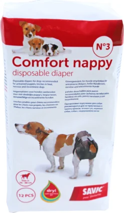 Savic Savic Comfort Nappy Nr. 3, 34-48 Cm Pak A 12 Stuks.