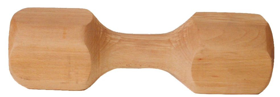 Apporteerblok Hout, ± 2000 Gram. 2 Apporteerblok Hout, ± 2000 Gram. - Afbeelding 2