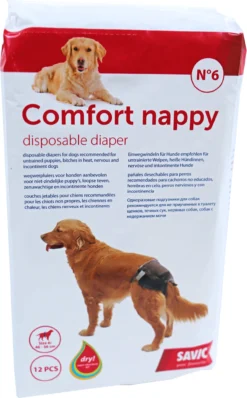 Savic Savic Comfort Nappy Nr. 6, 46-56 Cm Pak A 12 Stuks.