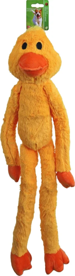 Boon Boon Hondenspeelgoed XXL Eend Pluche Met Piep, 75 Cm.