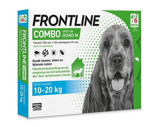 Frontline Frontline COMBO Dog M 4+2 Pipet 1 St. 10-20 Kg 4 Frontline Frontline COMBO Dog M 4+2 Pipet 1 St. 10-20 Kg - Afbeelding 4
