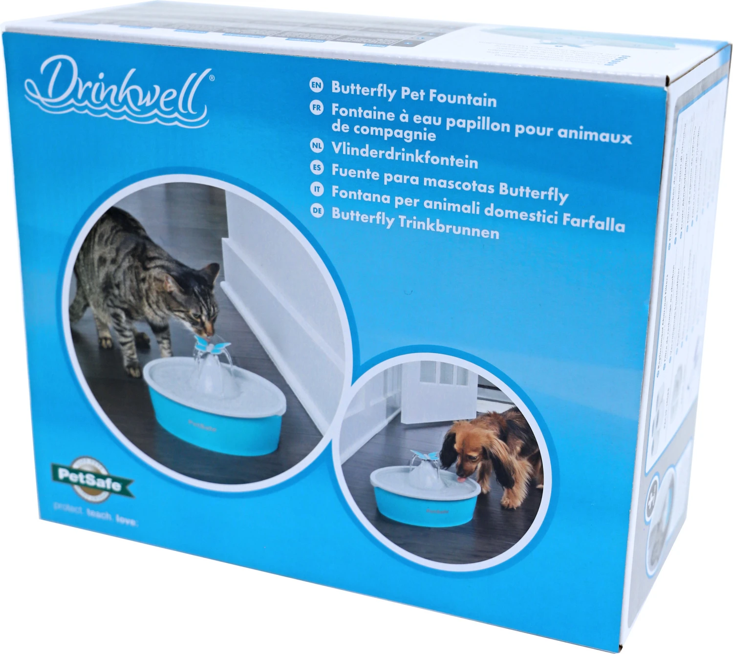 PetSafe PetSafe Drinkwell Drinkfontein Butterfly, 1,5 Liter. 1 PetSafe PetSafe Drinkwell Drinkfontein Butterfly, 1,5 Liter.