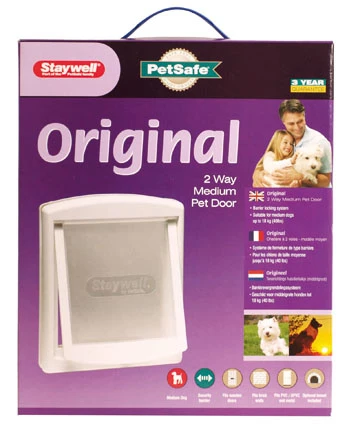 Staywell Staywell 740 Hondendeur Wit 1 St. 6 Staywell Staywell 740 Hondendeur Wit 1 St. - Afbeelding 6