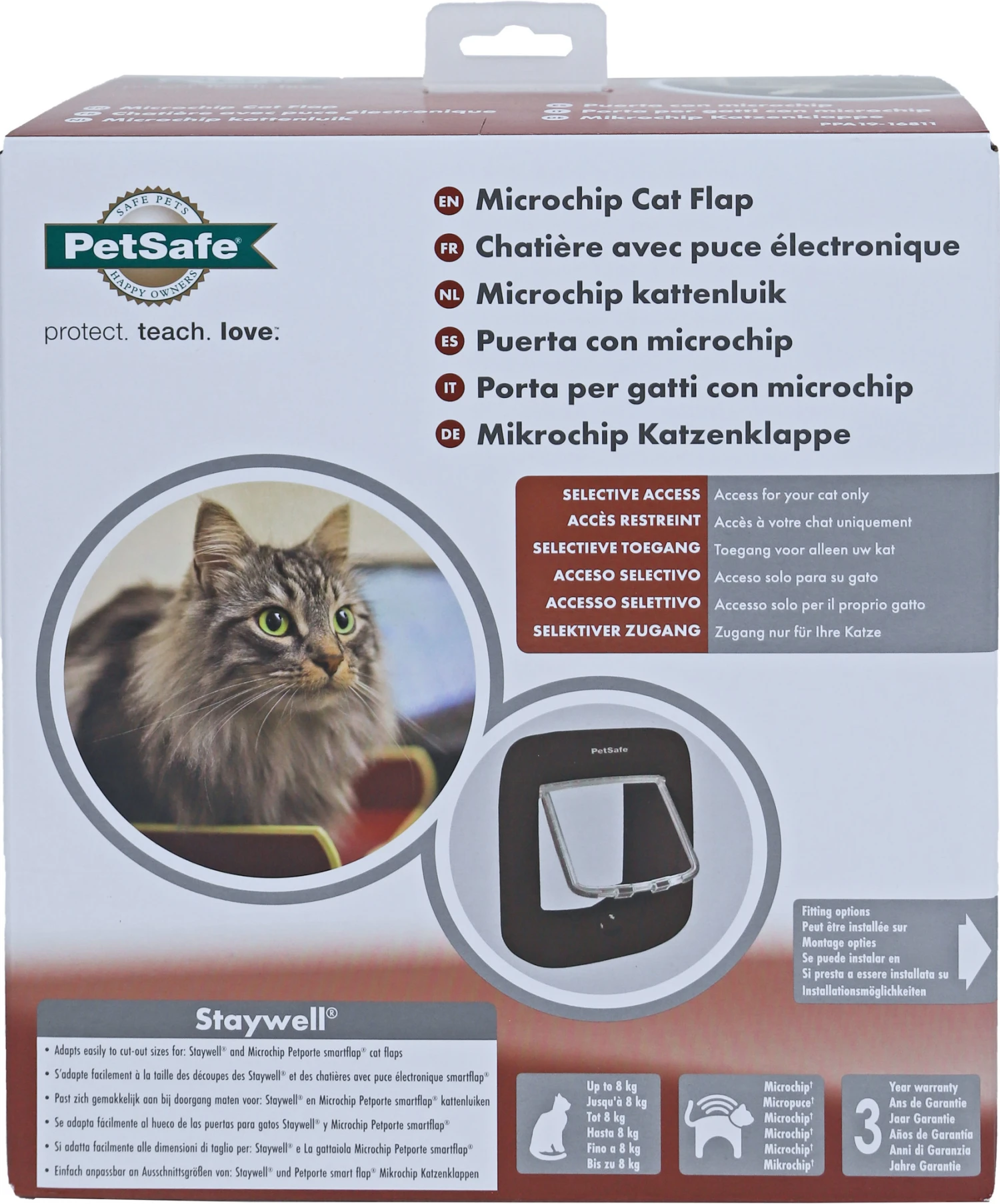 PetSafe PetSafe Kattendeur Microchip, Bruin. PPA-19-16811 1 PetSafe PetSafe Kattendeur Microchip, Bruin. PPA-19-16811