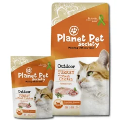 Planetpet PLANET PET CAT SOCIETY OUTDOOR TURKEY 7KG