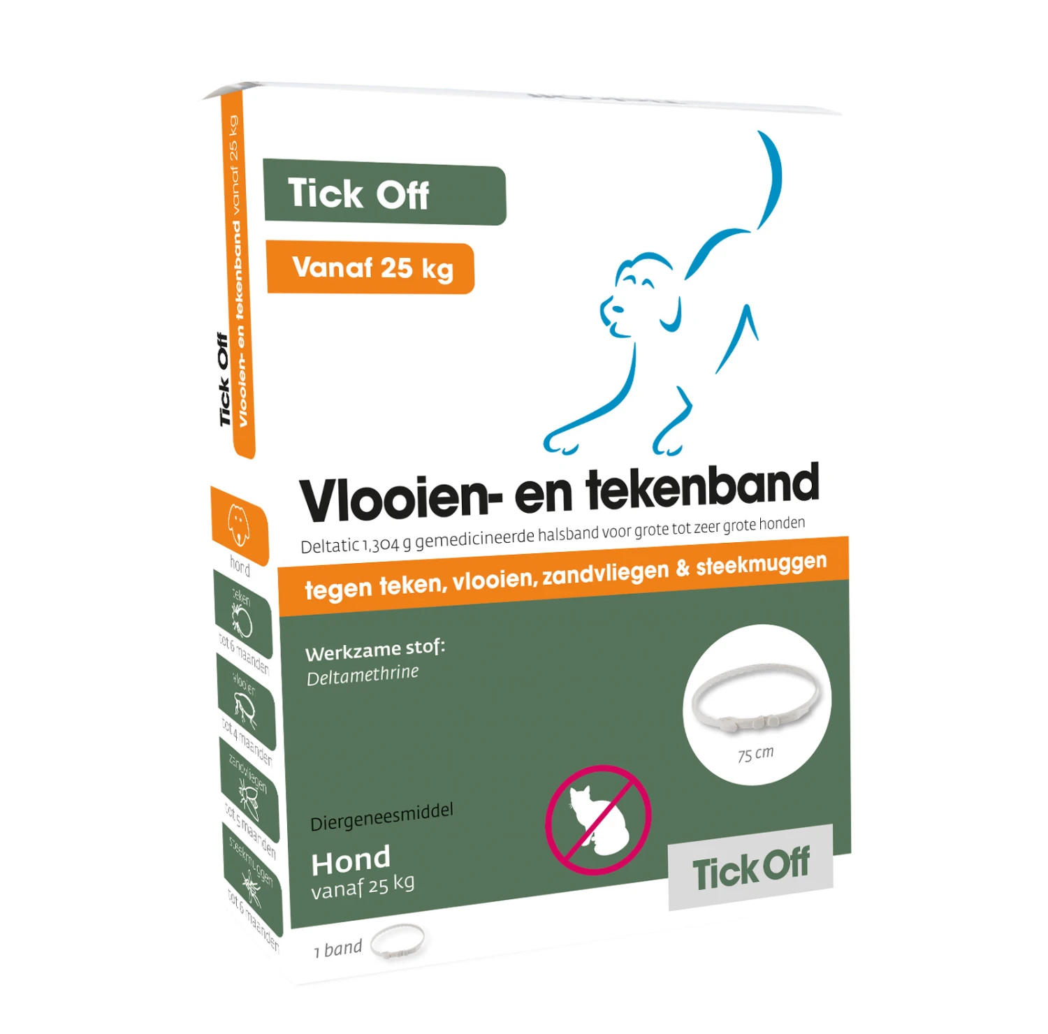 Emax Tick Off Vlooien- En Tekenband Vanaf 25 Kg 1 St. 3 Emax Tick Off Vlooien- En Tekenband Vanaf 25 Kg 1 St. - Afbeelding 3