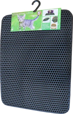 Uitloopmat Ultra 55x40 Cm, Zwart.