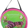 Boon Speeltunnel Nylon 'Y' Model 85x25 Cm, Zwart/roze.