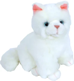 Boony "Natural Decoration" Boony Natural Decoration Kitten Pluche Zittend Wit, 20 Cm. -Huisdierproducten image 2899