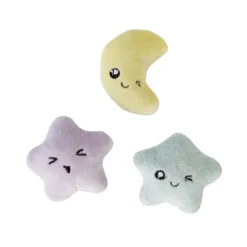 Pet Stages Toss N Twinkle 3 Pk Mlt 3 St. 6 X 6 X 2 Cm
