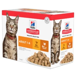Hills Hills Feline Pouch MP Adult Poultry 12x85 Gr. -Huisdierproducten image 3008