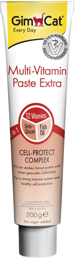 GimCat GimCat Multi-Vitamin Pasta Extra 200 Gr.