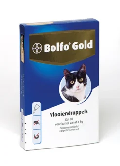 Bolfo Bolfo Gold Kat 80 > 4 Pipet 1 St. 12 Bolfo Bolfo Gold Kat 80 > 4 Pipet 1 St. -Huisdierproducten image 3094