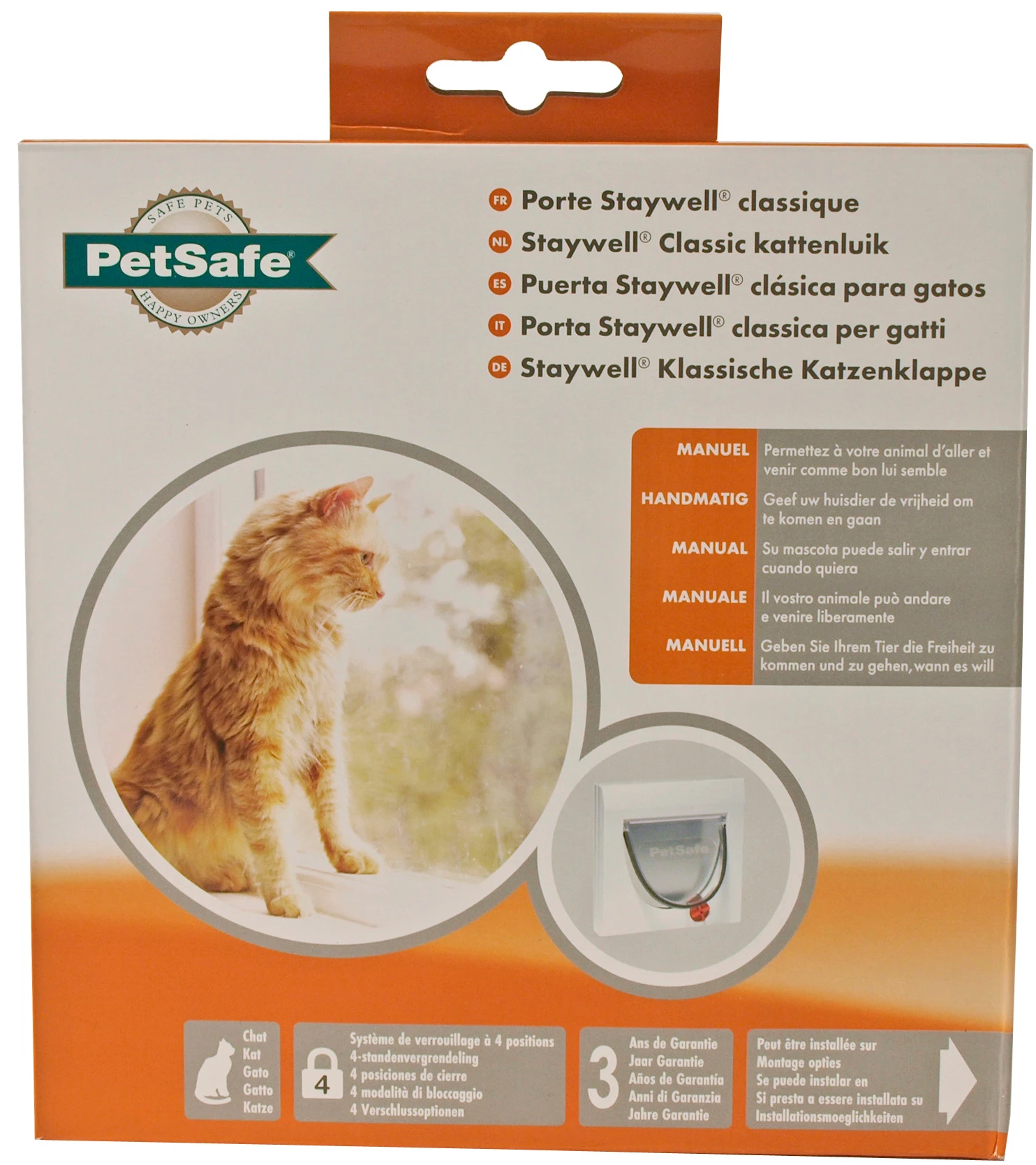 PetSafe PetSafe Kattendeur 919, Wit. 1 PetSafe PetSafe Kattendeur 919, Wit.