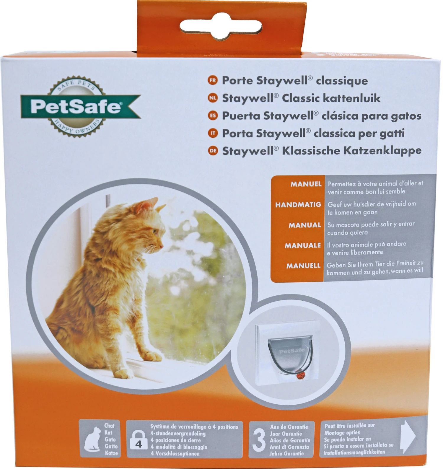 PetSafe PetSafe Kattendeur 919, Wit. 3 PetSafe PetSafe Kattendeur 919, Wit. - Afbeelding 3