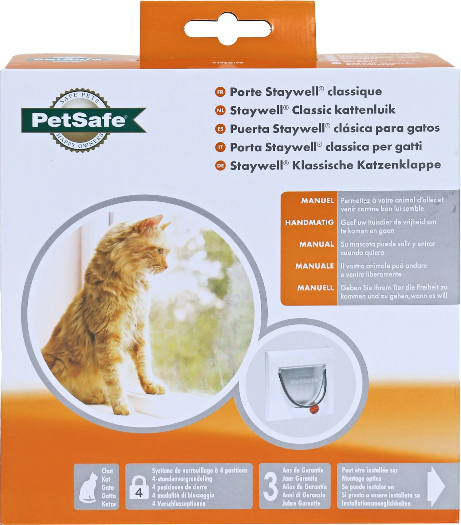 PetSafe PetSafe Kattendeur 919, Wit. 4 PetSafe PetSafe Kattendeur 919, Wit. - Afbeelding 4