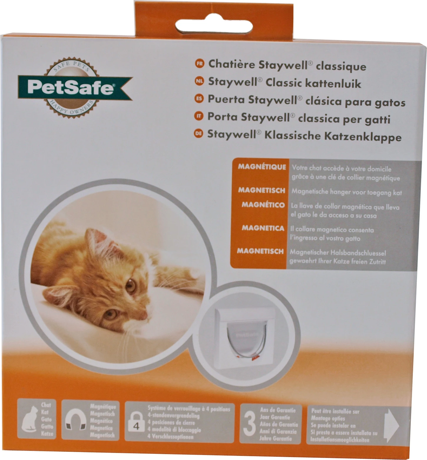 PetSafe PetSafe Kattendeur 932, Wit. 1 PetSafe PetSafe Kattendeur 932, Wit.