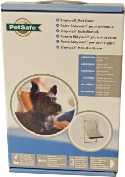 PetSafe Petsafe Aluminium Kattendeur 600/S, Wit/transparant.