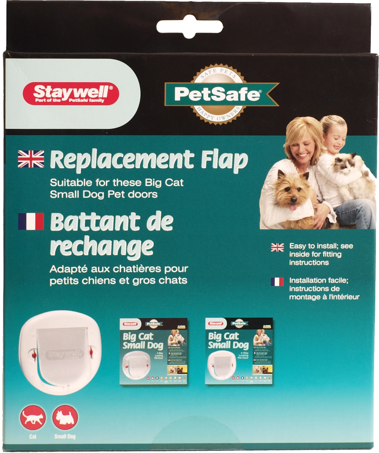 PetSafe PetSafe Flap En Magneet Kattendeur 270/280, Transparant. 1 PetSafe PetSafe Flap En Magneet Kattendeur 270/280, Transparant.