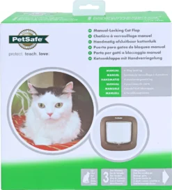 PetSafe PetSafe Kattendeur 4-lock, Bruin. PPA19-16731