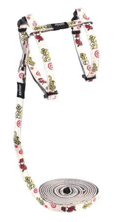 Rogz Beltz Catz GlowCat Tuig+Lijn S Gecko 1 St. Small -Huisdierproducten image 3326