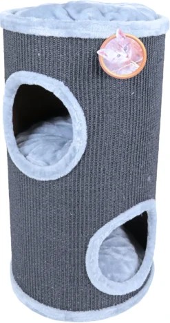 Boon Boon Klimton Sisal 2 Gaats Zwart/grijs, 75 Cm.