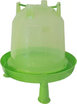 Drinkfontein Bajonet/op Poot Plastic Groen, 7 Liter.