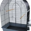 Interzoo Interzoo Vogelkooi Lusi 3, Zwart/grijs.