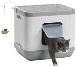 Moderna Moderna Kattentoilet/slaapmand Cat Concept, Grijs. -Huisdierproducten image 3806