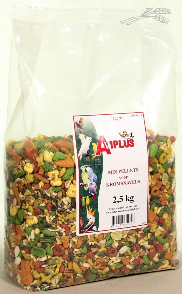 Avi Plus Aviplus Mix Pellets 2,5 Kg. 2 Avi Plus Aviplus Mix Pellets 2,5 Kg. - Afbeelding 2