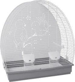 Voltrega Voltregá Vogelkooi 672, Wit/grijs.