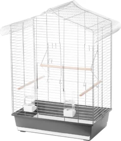 Interzoo Interzoo Vogelkooi Vega, Zilver/grijs. -Huisdierproducten image 4257